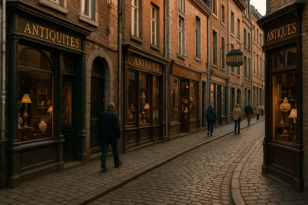 Balade dans les rues des antiquaires de Charleroi et ses alentours