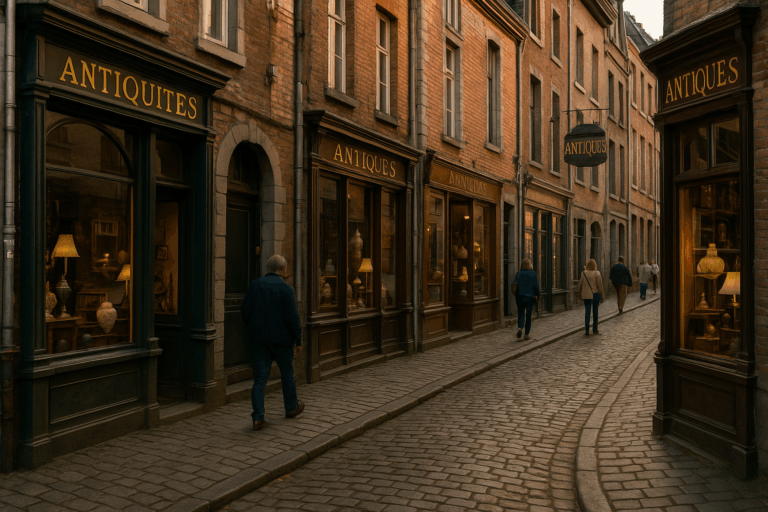 Balade dans les rues des antiquaires de Charleroi et ses alentours