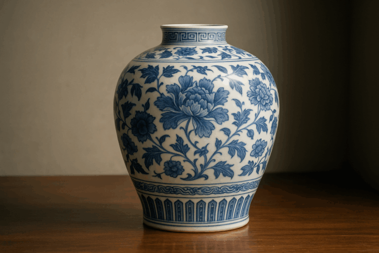 Ming blauw-wit porselein: verfijning in kobalt