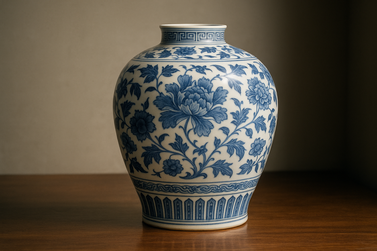 Ming blauw-wit porselein: verfijning in kobalt