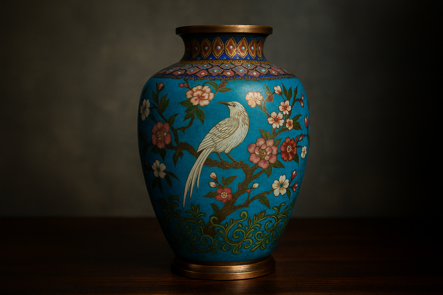 Japans cloisonné: email, koper en keizerlijke verfijning