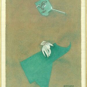 Hedendaags kunstwerk gesigneerd Bertrand, 1977-1990