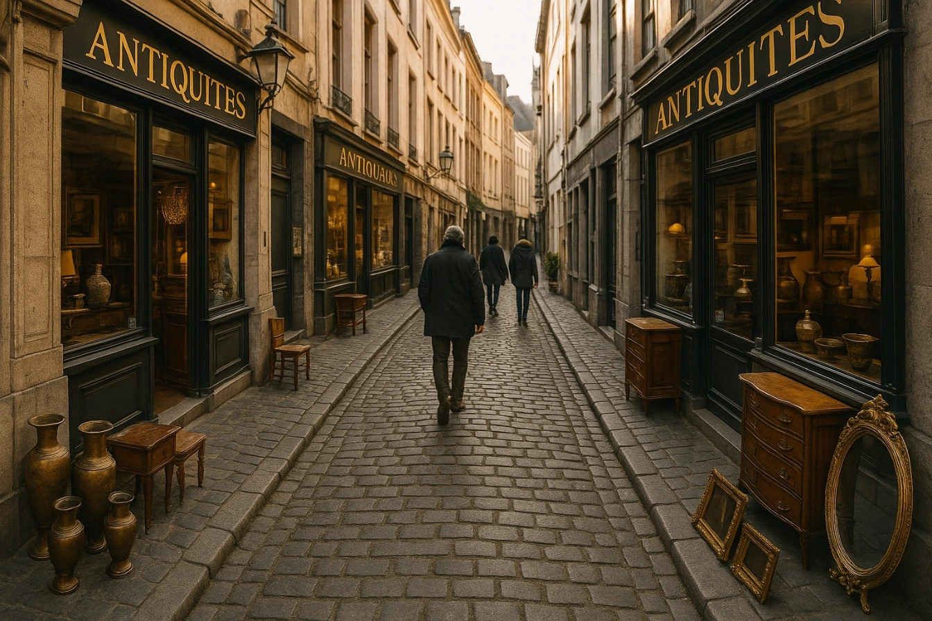 Wandeling door de antiekstraten van Brussel