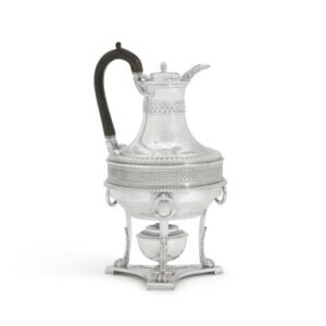 Zilveren koffiekan met komfoor – Paul Storr, Londen, 1806, George III-periode