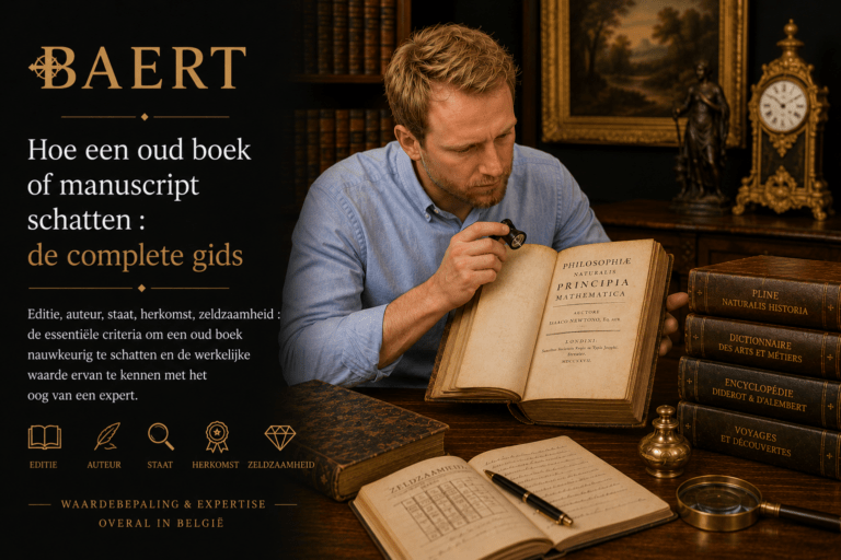 Hoe een oud boek of een manuscript schatten : de complete gids