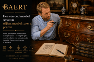 Stijlen, gestempelde meubelmakers en originele staat : de complete gids voor het schatten van een oud meubel Louis XV, Empire, Art Nouveau of Art Deco.